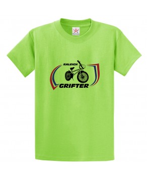 Raleigh Grifter Classic Unisex Kids and Adults T-Shirt for Bicycle Lovers
